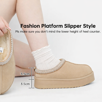 Braided Plataform Slipper Shoes