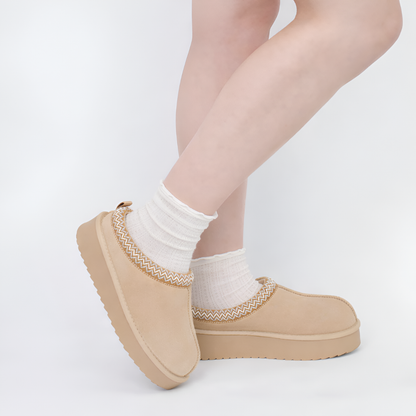 Braided Plataform Slipper Shoes