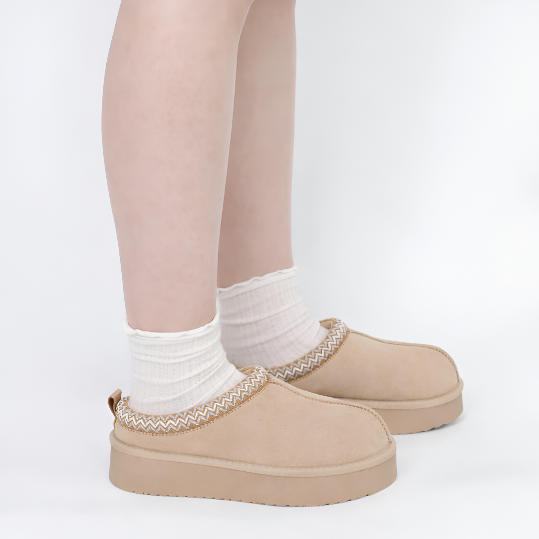 Braided Plataform Slipper Shoes