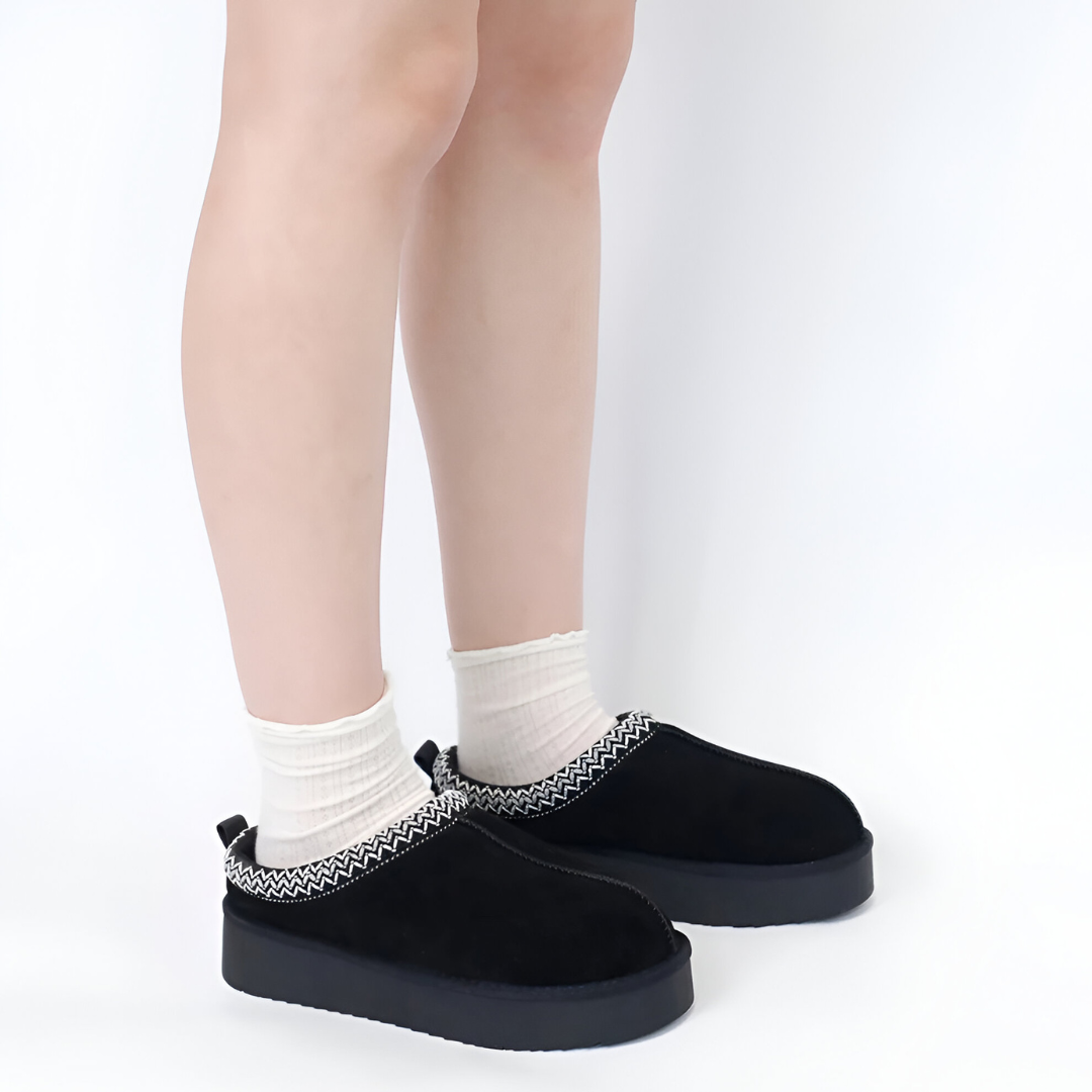 Braided Plataform Slipper Shoes